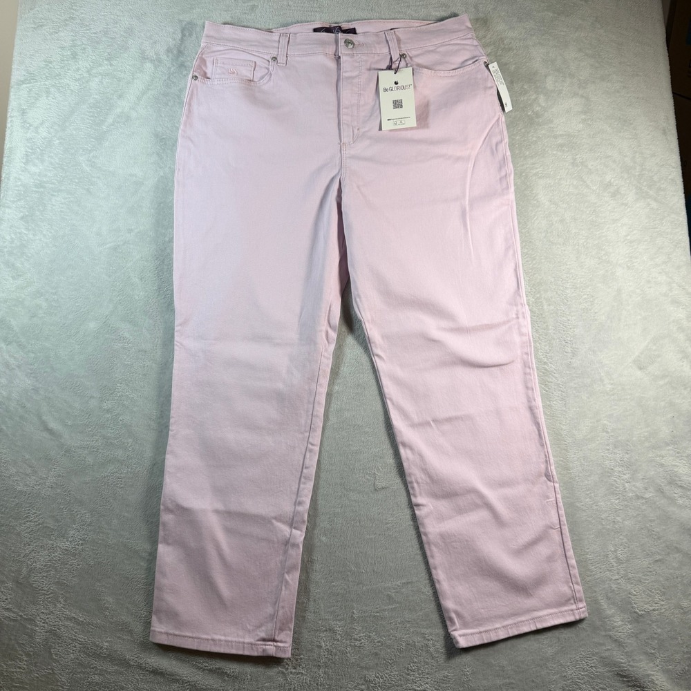 Gloria Vanderbilt Amanda The Original Slimming Jean‎ 18S Soft Peony Pink NWT